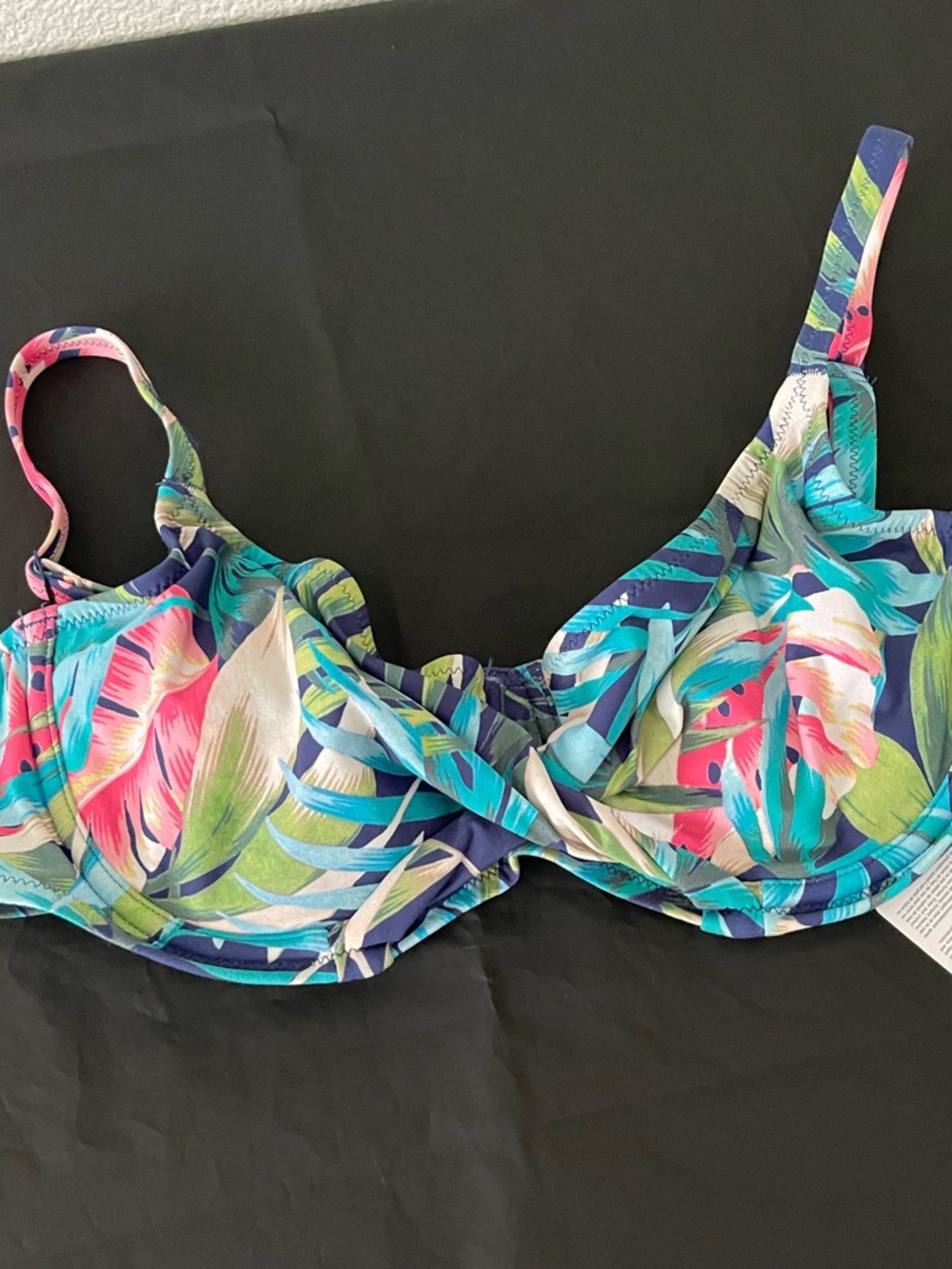 Fantasie Tropical Print Underwire Bikini Top - 36D - NWT